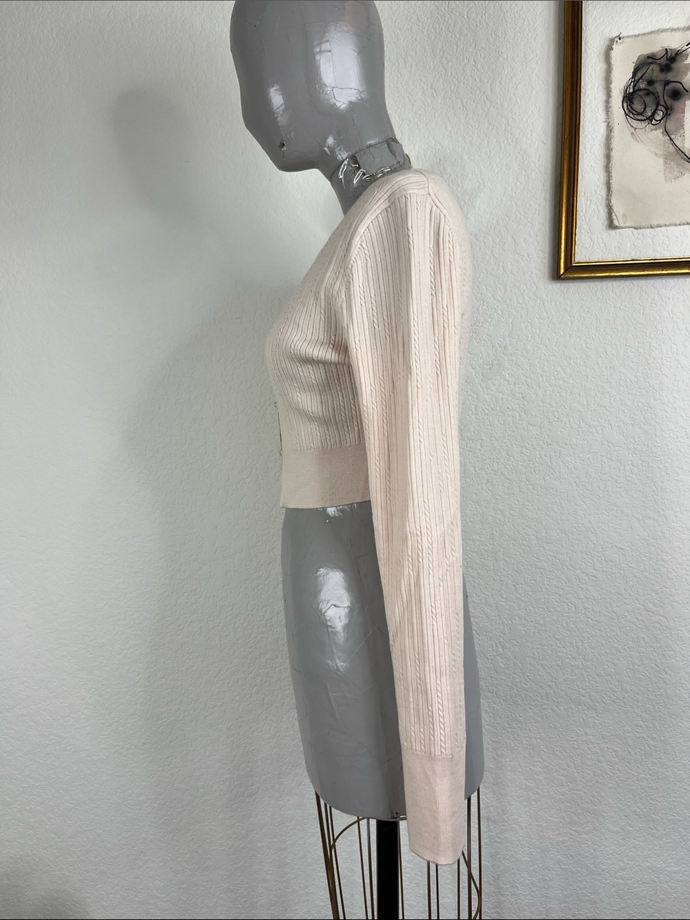 lululemon ribbed merino wool-blend cropped cardigan - Picture 8 of 11